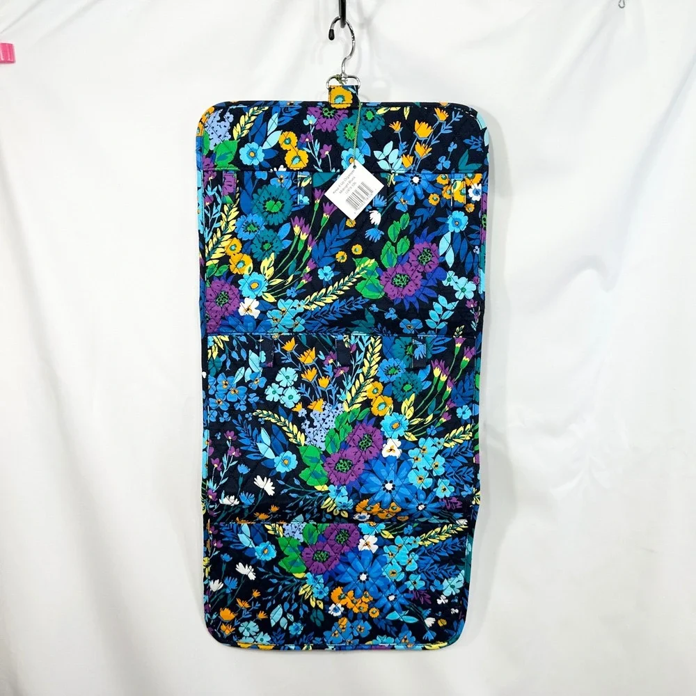 Vera Bradley Midnight Blues Keep It Up Organizer Floral Hanging Travel Bag NWT